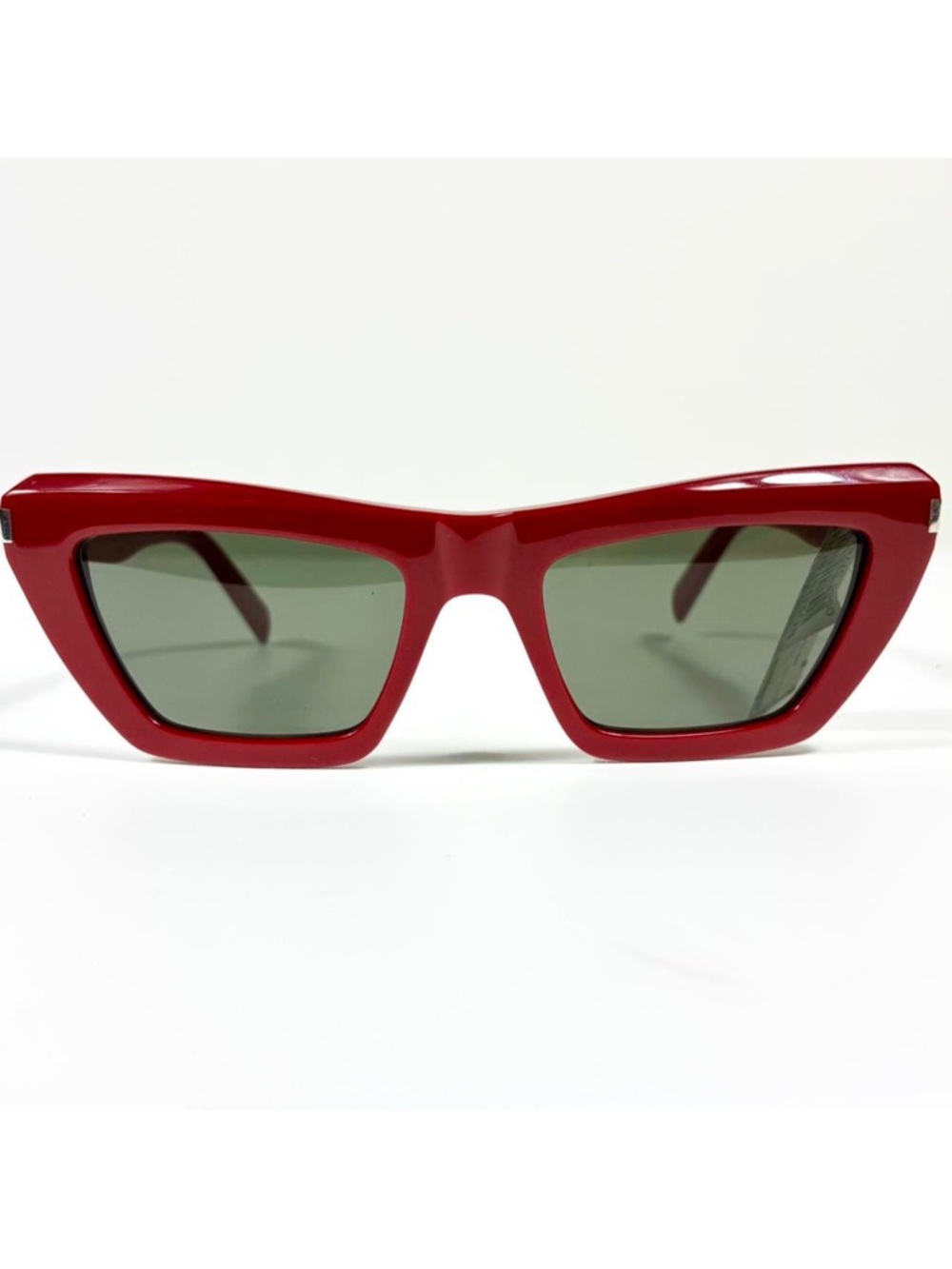 Saint Laurent 52mm Cat Eye Sunglasses Red SL 467 NEW